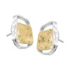 Silpada 'Golden Sands' Stud Earrings in Sterling Silver with 14K