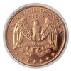US Quarter Design 1 oz Pure .999 Copper Round Bullion