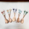 Flower Salad Servers (Teal)