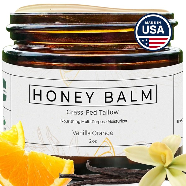 Handmade Organic Tallow & Honey Balm – All-Natural Body Butter