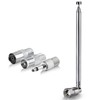 BINGFU FM Telescopic Antenna Kit for 75 Unbal F-connector Radio