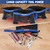 WORKPRO 12" Tool Pouches with Zipper, Heavy-Duty Small Tool Bag,