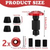 Zeaying Pack of 2 Bar End Motorcycle Handlebar Weights, Motorcycle
