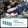 BlueStars 120pcs 1/4W (0.25 Watt) 1k ohm Premium-Quality Metal Film