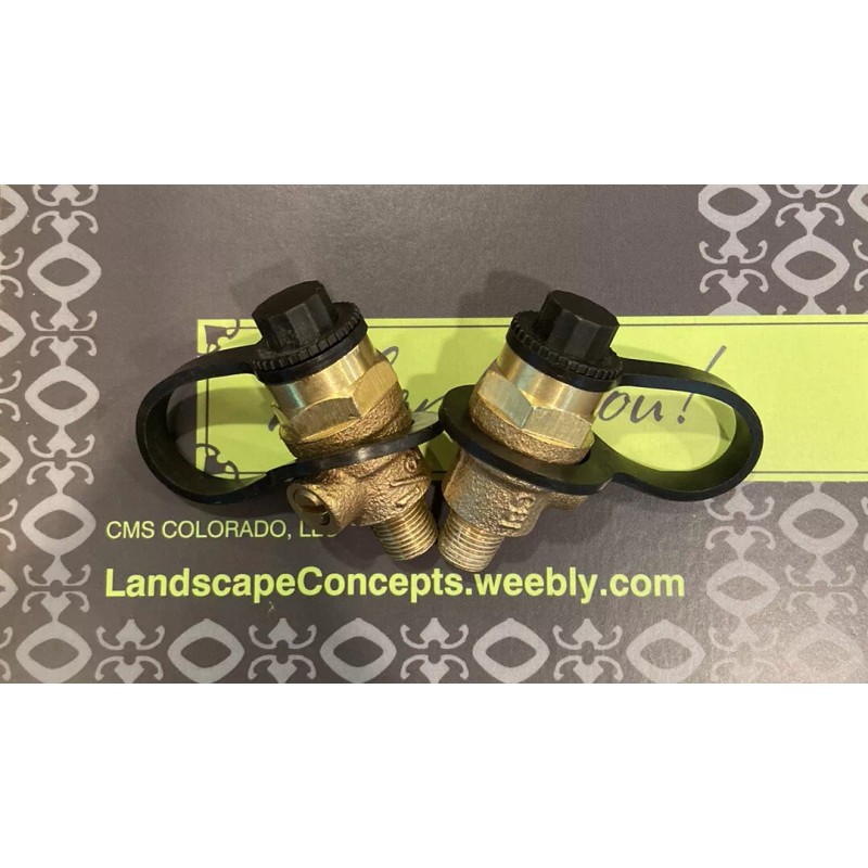 Wilkins 2-Pack (2) 1/8" x 1/4" NPT Test Cock Backflow