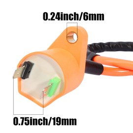 QAZAKY Ignition Coil Compatible with Kawasaki KLX110 Suzuki DRZ110 DRZ70 Eton Viper 50 70 90 ATV RXL50 RXL70 RXL90 50cc 70cc 90cc Kymco Activ Agility Fever ZX ZX50 People 50 125 Sento Sting Super