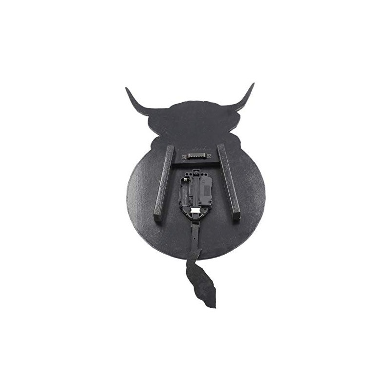 Nemesis Now B3507J7 Highland Tickin' Clock 25cm Red, MDF