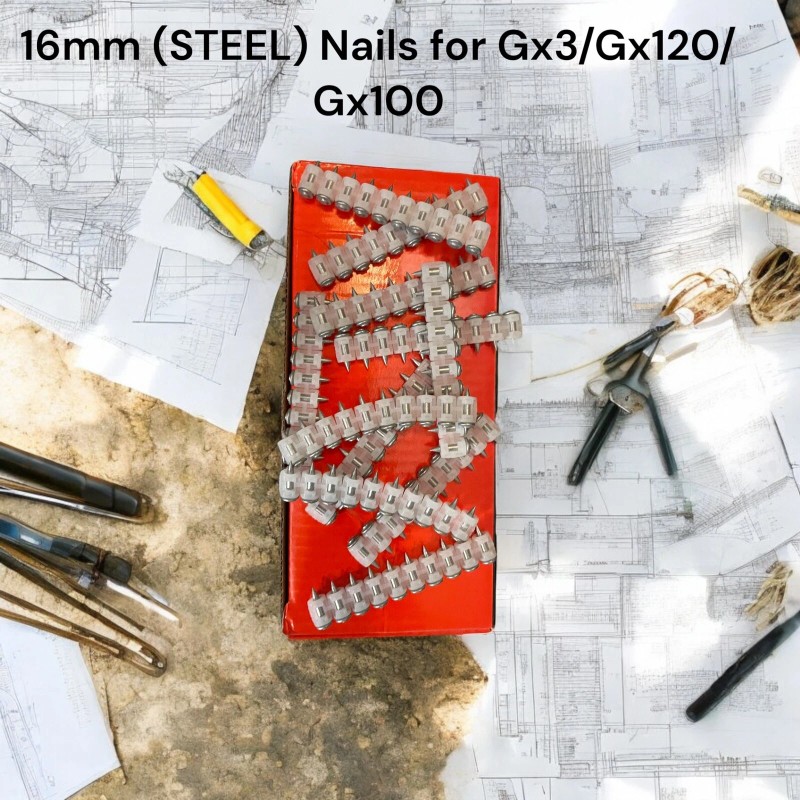 For Hilti Gx Series 1000x collated STEEL nails 16mm-for Hilti
