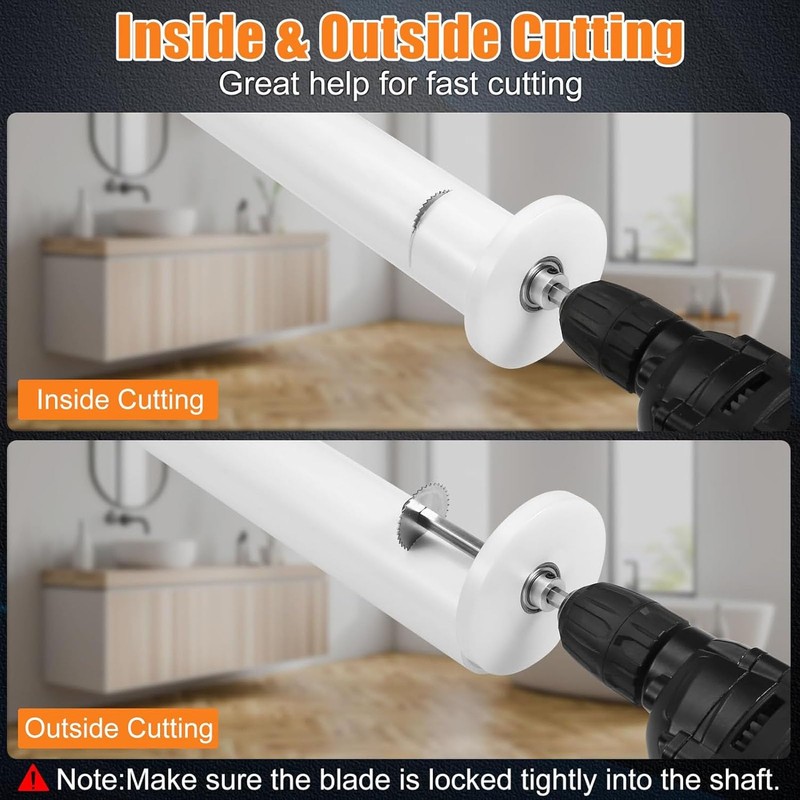 Inner Pipe Cutter, Inner Cutter for PVC Pipes, Sanitary Internal