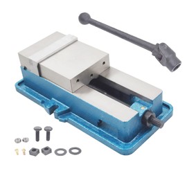 kimllier 3 Inch Heavy Duty Milling Machine Vise, Ductile Iron Accuracy Lock Down Vise, Accuracy Mill Vise Without Base Fit for Finishing Milling Machines, Drilling Machines, and Accuracy Parts