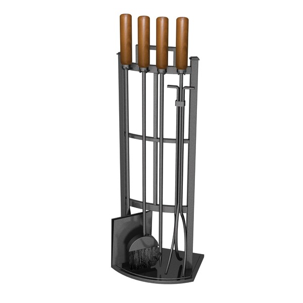 Panacea Products 15037 5PC Fireplace Tool Set, Green