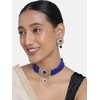 Aheli Kundan Pearl Choker Multi Layered Collar Aretes Set Joyería