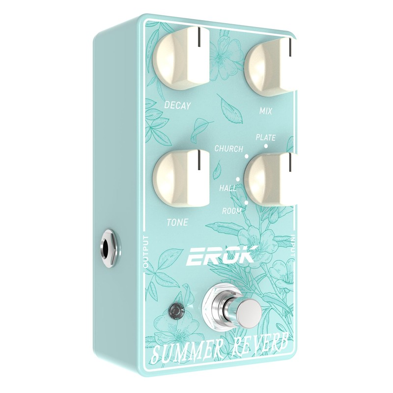 EROK SUMMER REVERB Guitar Reverb Pedal - 4 Classic Modes