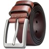 Tolumo Belts for Men, Thick Full Grain Leather Mens Belt