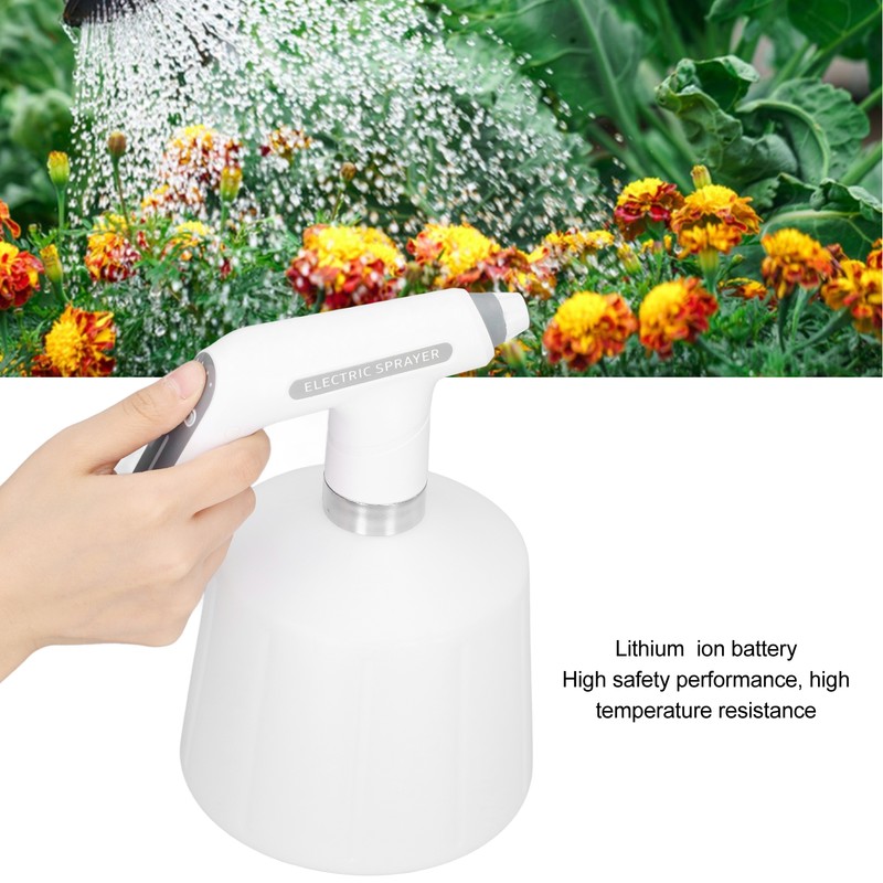 Electric Spray Bottle 2000mah USB Charging ABS and HDPE Rotating