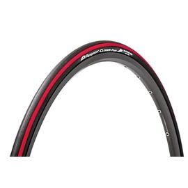 Panaracer F725-CLSP-R Closer Plus Clincher Bicycle Tire, 700 x 25C, Black/Red Stripe