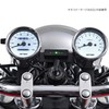 Daytona 15635 Motorbike Mechanical Speedometer, Stainless Steel Body/White Panel/White LED,