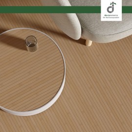 DE-COmmerce Flexbamboo finished parquet flooring with non-slip backing, colour: carbonised and sealed