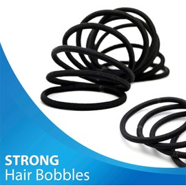 MINTHE™ Black Hair Bobbles For Women & Men | 14 Pack | Hair Ties No Damage, Hair Tie, Black Hair Bands For Women Thick Hair, Black Hair Band, Thick Hair Bands, Hairbands Women, Hair Elastics