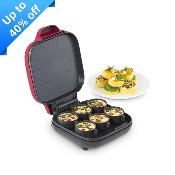 Unbranded Rise by Dash Egg Bite Maker with 6 Silicone