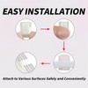 YAFIYGI 120 PCS LED Light Strip Mounting Clips for Wall