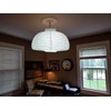 TopAAA 18” White Round Paper Lantern, Rice Paper Lamp Shade,