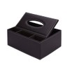 Qchomee PU Leather Tissue Paper Box Cover with Remote Control