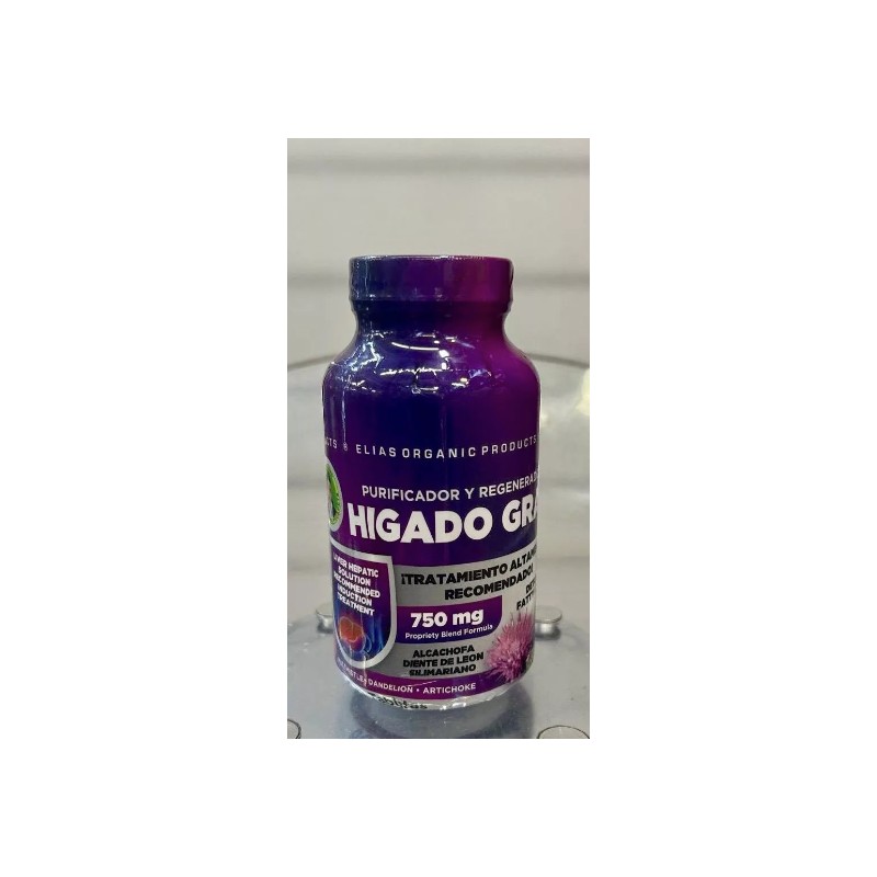 Elias Organic HIGADO GRASO 750mg 60 Tab Detox