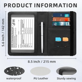 KUJKBFWJ RFID Blocking Passport Holder Wallet - Premium Leather Travel Accessories for Women & Men, Three Brown Horses, Secure Card Case Organizer