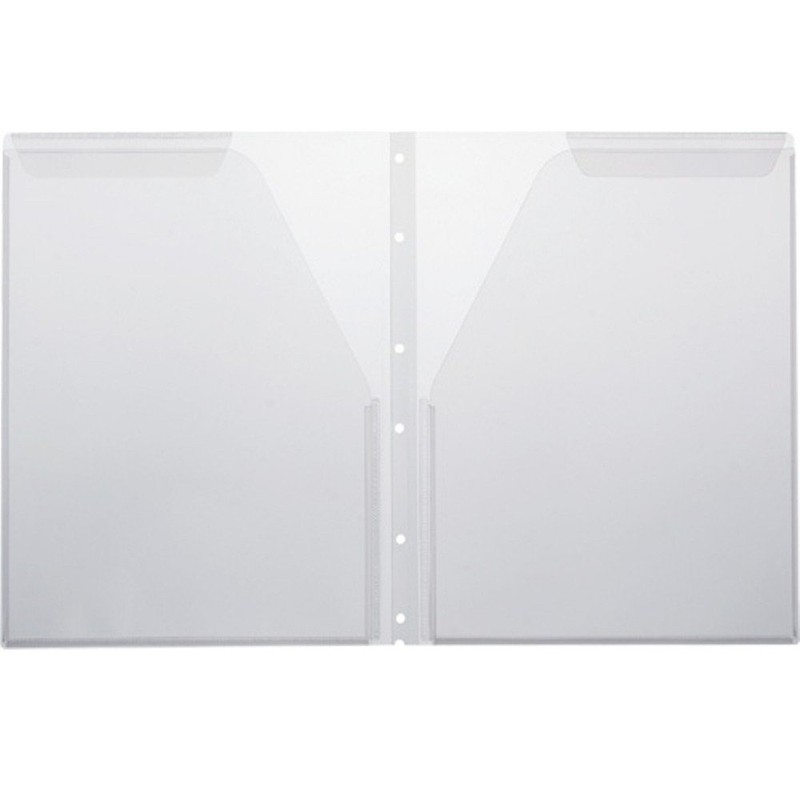 King Jim A4S 6130 Hard Clear File Pocket (6 Holes)