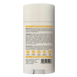 NaturalDry Desodorante Corporal en barra Teen Intense Geranio - 3 Unidades