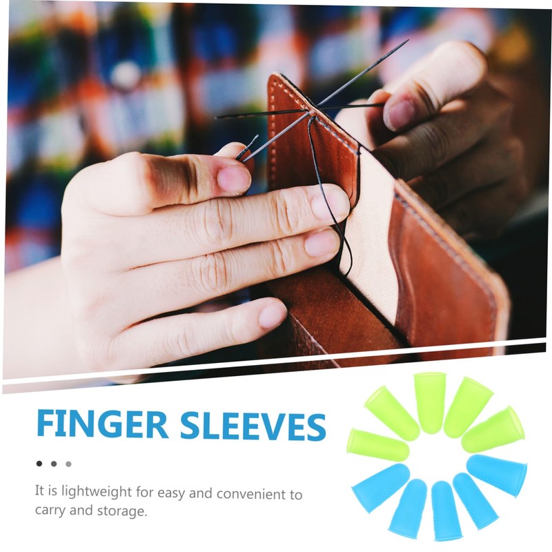 Baluue 3sets Gaming Finger Sleeve Non-slip Finger Covers Protection for