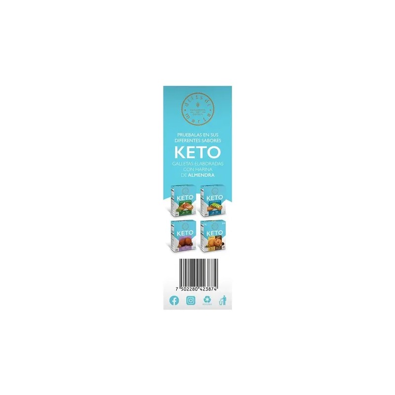 Galletas Keto Dubush Sabor Nuez 200g Sin Gluten