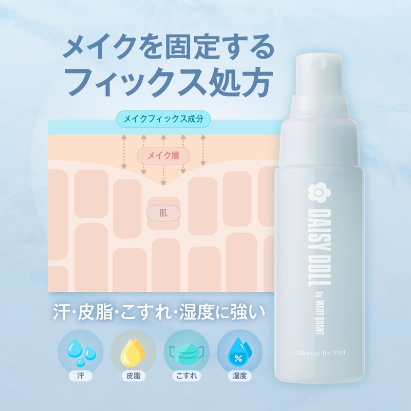 DAISY DOLL by MARY QUANT Makeup Fix Mist, Cool Ice