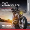 Red Line 42504 20W50 Motorcycle Oil Synthetic - Quart (12