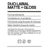 Labial Sarelly Dúo Telenovela con Estuche: Matte Rojo Quemado y