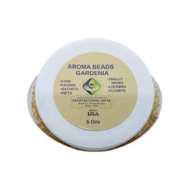 Jane Bernard Gardenia Scented Aroma Sachet Beads_5 Oz Jar Plus Empty Sachet Bag