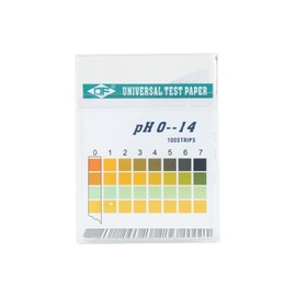 100PCS PH Test Strips Accurate Measurement for Cosmetics, Drinking Water, Soil Quick Results, Convenient Comparison with Box