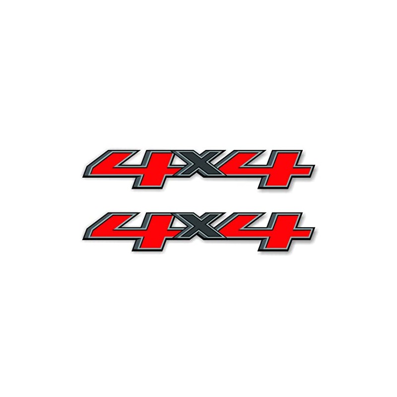 GOLD HOOK Premium Series 4x4 Bedside Replacement Decals for Chevy