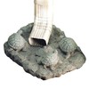 SAGEFINDS Turtle Gutter Downspout Splash Block, Decorative Outdoor Drain Extension,