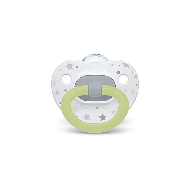 NUK - Chupetes de ortodoncia cómodos, colección atemporal, 0-6 meses,