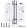 SORGMACH Self Closing Hinge 3 ½"x 3 ½" Satin Nickel