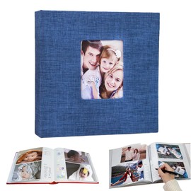 Photo Album, Memory Photo Album, 100 Pages, L Size, KG Size, Holds 200 Photos, Pocket Storage Type, Large Capacity, Postcard, Highly Transparent Film, Gift, Celebration, Home, Children, Anniversary, Wedding, Birthday, Growth Record, School Entrance Cerem