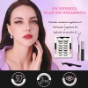 Kit de 7 Pares de Pestañas Magnéticas Reutilizables con Delineador