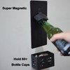 HAIICEN Bottle Opener Wall Mount Beer Opener with Cap Catcher