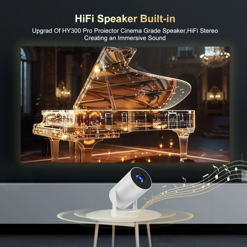 Topleo Mini Smart Film Home Projector Android 11 Beamer 4k