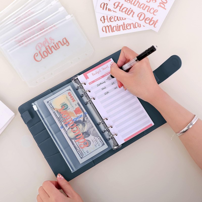 SKYDUE SKYDUE A6 Budget Binder, Money Organizer for Cash with