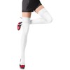Romartex Opaque 80 Denier Microfibre Hold Ups Stockings, M, white