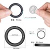 TIMULTI Round Carabiner Keychain Stylish Titanium Lightweight Small One-Touch Storage