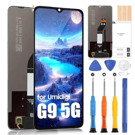 ARSSLY LCD Display for Umidigi G9 5G Display for Umidigi G9 5G LCD Display Touch Screen Digitizer Assembly Repair Kit (Black, Without Frame)